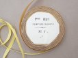 画像2: アンティーク グログランリボン 10m レモン色 7mm幅  PON 821 COL 1837 (2)