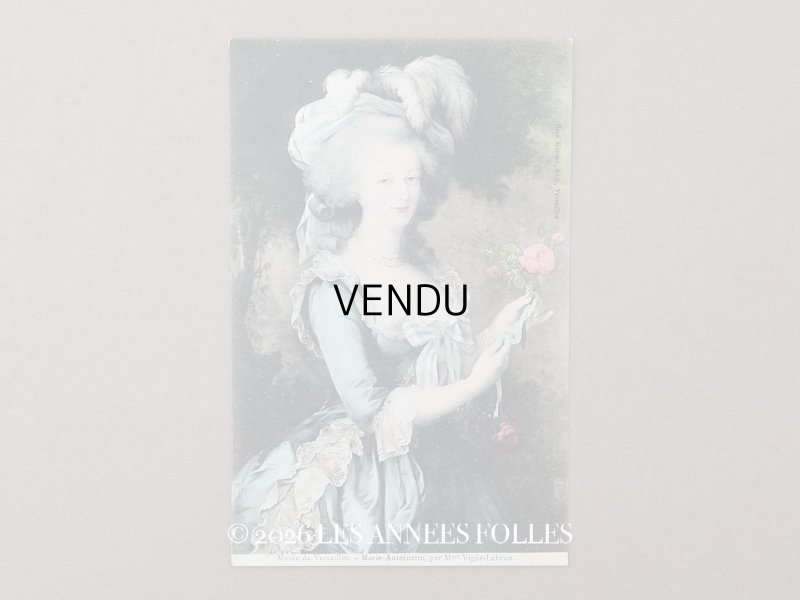 画像1: 1900年頃 未使用 アンティークポストカード  マリー・アントワネット Musee de Versailles Marie-Antoinette , par Vigee Lebrun