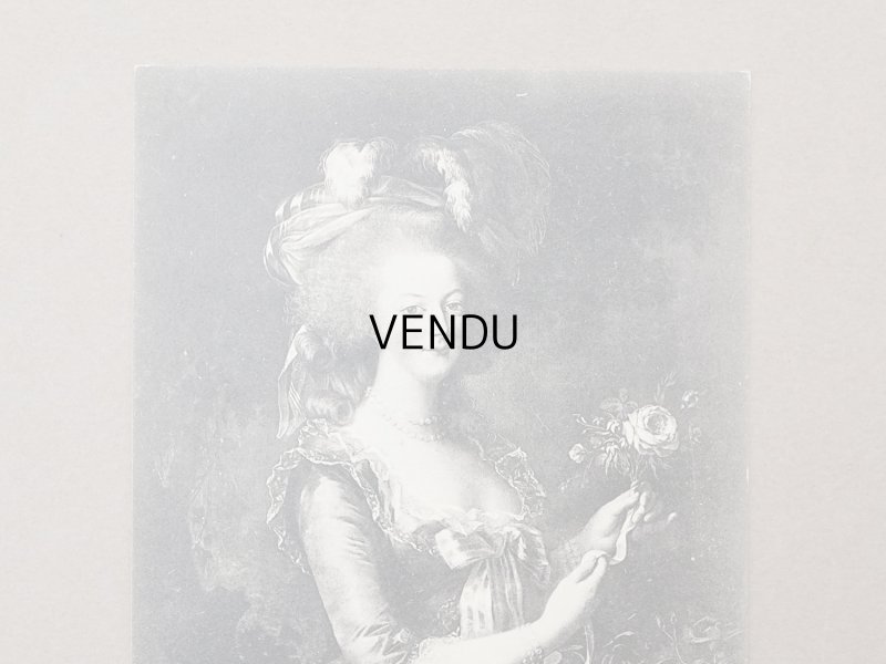 画像3: 1900年頃 未使用 アンティークポストカード  マリー・アントワネット Musee de Versailles Marie-Antoinette a la Rose, par Vigee Lebrun