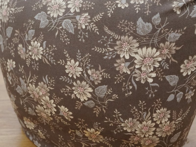画像12: アンティーク ティーコージー イニシャル入り 花模様 ティーポットカバー