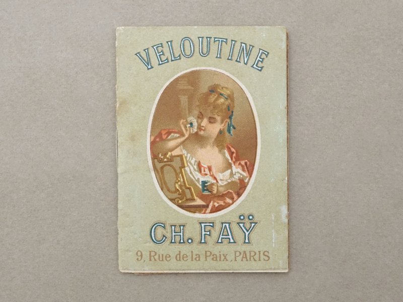 画像2: 1890年頃 アンティーク カルネ PAPIER D'ARABIE  VELOUTINE - CH.FAY PARIS  -