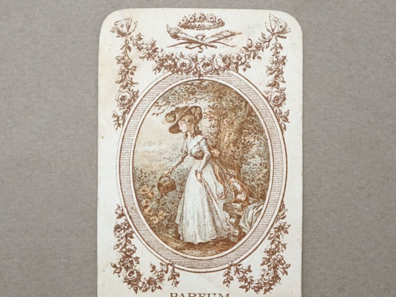 画像2: 1912年 アンティーク パフュームカード LA RIETTE - L.T.PIVER -