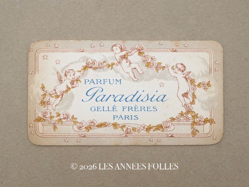 画像1: アンティーク パフュームカード PARADISIA - GELLE FRERES PARIS -