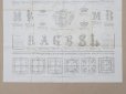 画像4: アンティーク ボンマルシェ百貨店 大判 カタログ ハンカチ用 イニシャル 刺繍図案 52.5×63cm COMPTOIR SPECIAL DES MOUCHOIR DE POCHE - AU BON MARCHE -  (4)