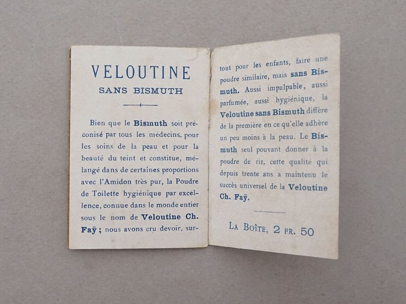 画像8: 1890年頃 アンティーク カルネ PAPIER D'ARABIE  VELOUTINE - CH.FAY PARIS  -