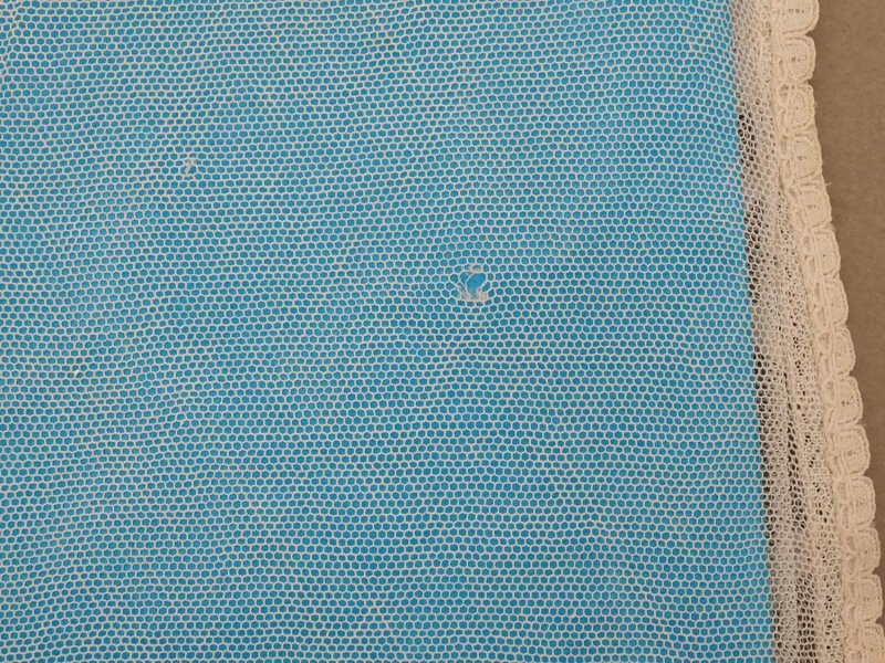 画像7: ＊蚤の市＊アンティーク 小さなクッションカバー プリンセスレース 41.5×26cm