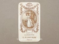 1912年 アンティーク パフュームカード LA RIETTE - L.T.PIVER -
