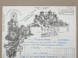 画像3: 1923年 アンティーク パフュームリー VIOLET の請求書  天使＆女王蜂 - VIOLET PARIS - (3)