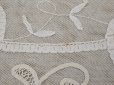画像5: ＊蚤の市＊アンティーク 小さなクッションカバー プリンセスレース 41.5×26cm (5)