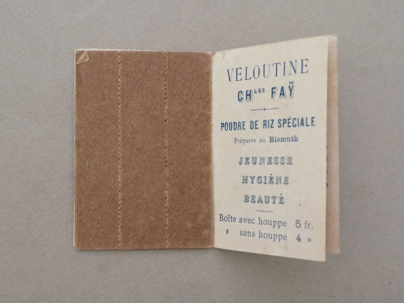 画像7: 1890年頃 アンティーク カルネ PAPIER D'ARABIE  VELOUTINE - CH.FAY PARIS  -