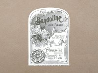 アンティーク パフュームラベル BANDOLINE AUX FLEURS - JN.GIRAUD FILS -