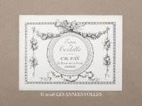 1900年頃 アンティーク パフュームカード EAU DE TOILETTE  - CH.FAY PARIS -