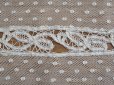 画像40: アンティーク レースのベッドカバー メダイヨン＆リボンのガーランド   (40)