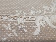 画像10: アンティーク レースのベッドカバー メダイヨン＆リボンのガーランド   (10)