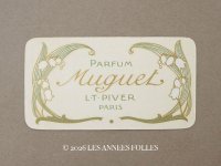 1910年 アンティーク 鈴蘭のパフュームカード MUGUET - L.T.PIVER -