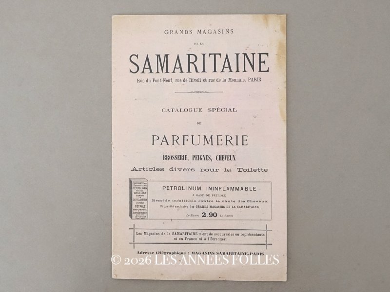 画像1: アンティーク サマリテーヌ百貨店のカタログ パフュームリー CATALOGUE SPECIAL DE PARFUMERIE - GRANDE MAGASINS DE LA SAMARITAINE -