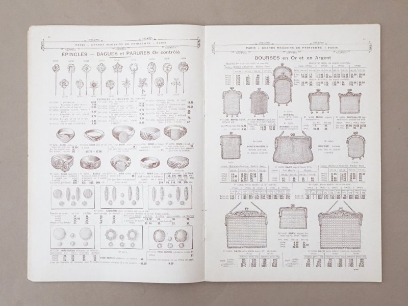 画像8: アンティーク プランタン百貨店のカタログ 全44ページ ジュエリー＆金銀細工品＆時計 - GRANDES MAGASINS DU PRINTEMPS PARIS -