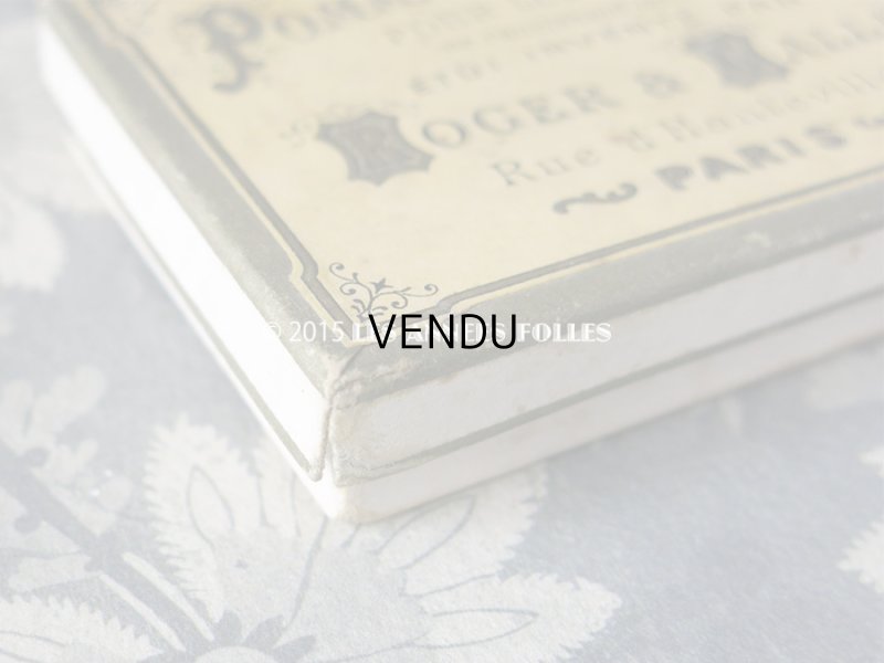 画像7: アンティーク リップスティックの紙箱 POMMADE BLANCHE POUR LES LEVRES - ROGER&GALLET PARIS -