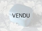 アンティーク ジュエリーボックス ブルーのシルクサテン地