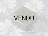 アンティーク ジュエリーボックス 金彩入り グリーン