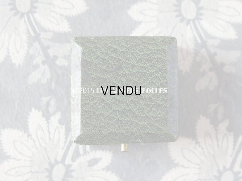 画像3: アンティーク ジュエリーボックス 金彩入り グリーン