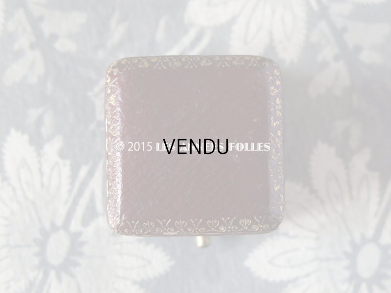 画像3: アンティーク ジュエリーボックス 金彩入り ボルドー