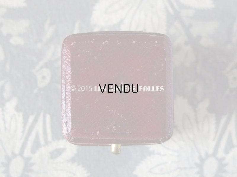 画像4: アンティーク ジュエリーボックス 金彩入り ボルドー