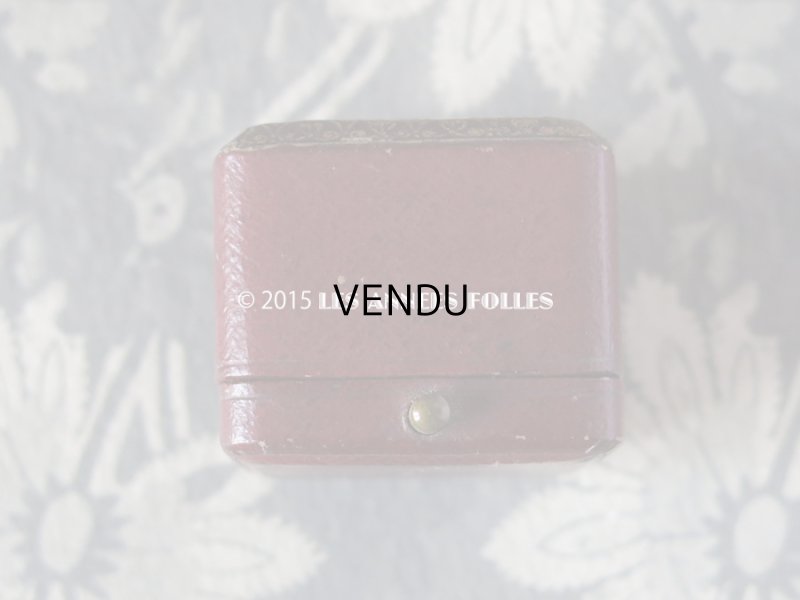 画像5: アンティーク ジュエリーボックス 金彩入り ボルドー