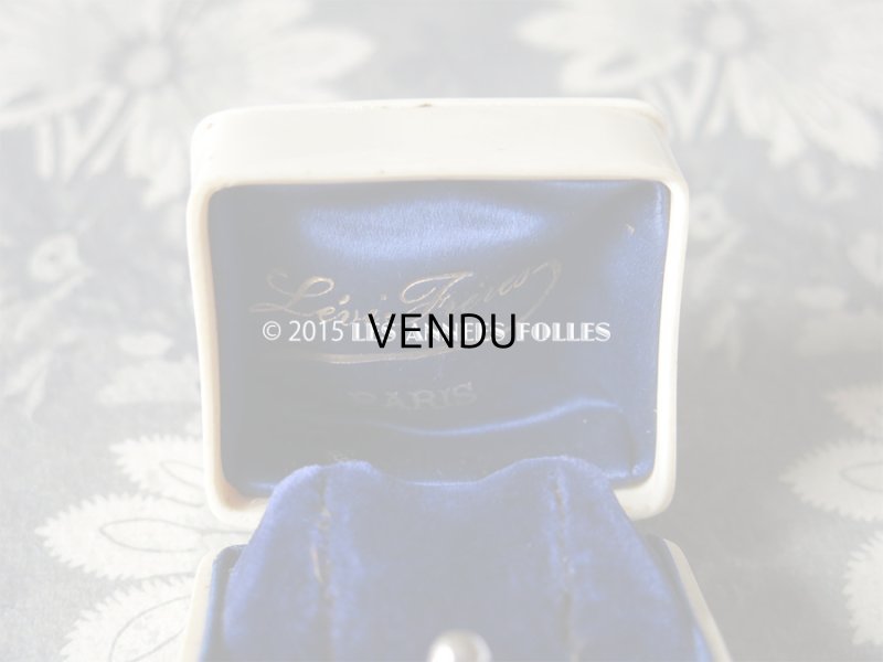 画像4: アンティーク ジュエリーボックス ベークライト製 モノグラム