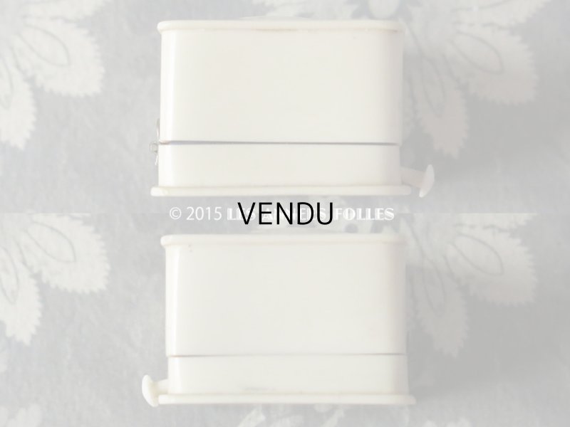 画像8: アンティーク ジュエリーボックス ベークライト製 モノグラム