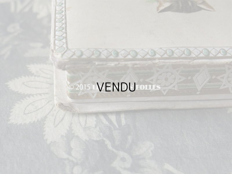 画像8: 1900年代 アンティーク ラングドシャのお菓子箱 LANGUES DE CHAT AU CHOCOLAT DE ROYAL