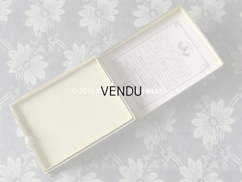 画像7: 1920年代 アンティーク 『ショコラ・フランソワ・ マルキ』のお菓子箱  LES ROSACES DE F.MARQUIS - CHOCOLAT FRANCOIS MARQUIS PARIS -