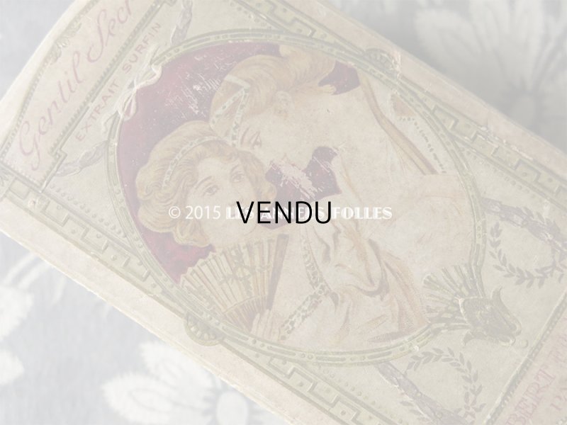 画像3: アンティーク パフュームボックス GENTIL SECRET EXTRAIT SURFIN - VIBERT FRERES PARIS -