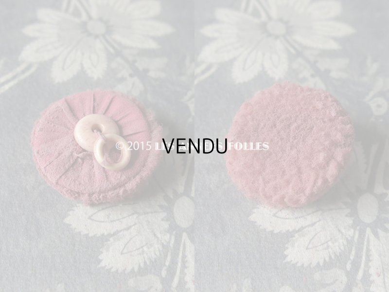 画像6: 未使用 1900年代 アンティーク 携帯用 チーク パウダーボックス パフ付 ROUGE BRUNETTE - DORIN PARIS -