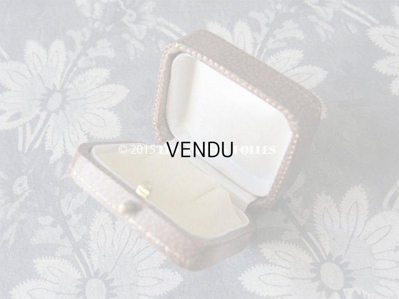 画像3: 未使用 アンティーク ジュエリーボックス スモーキーピンク&ブラウン