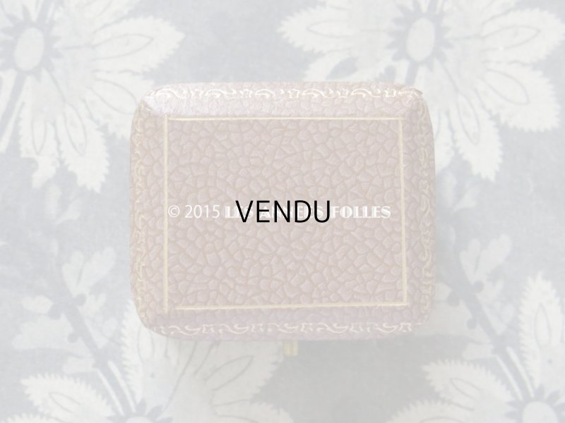 画像4: 未使用 アンティーク ジュエリーボックス スモーキーピンク&ブラウン