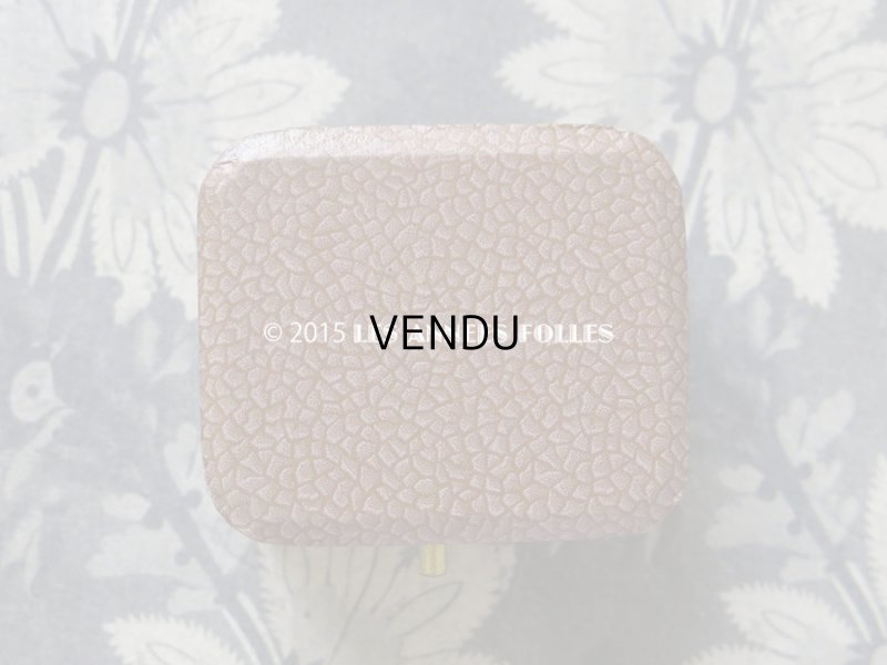 画像5: 未使用 アンティーク ジュエリーボックス スモーキーピンク&ブラウン