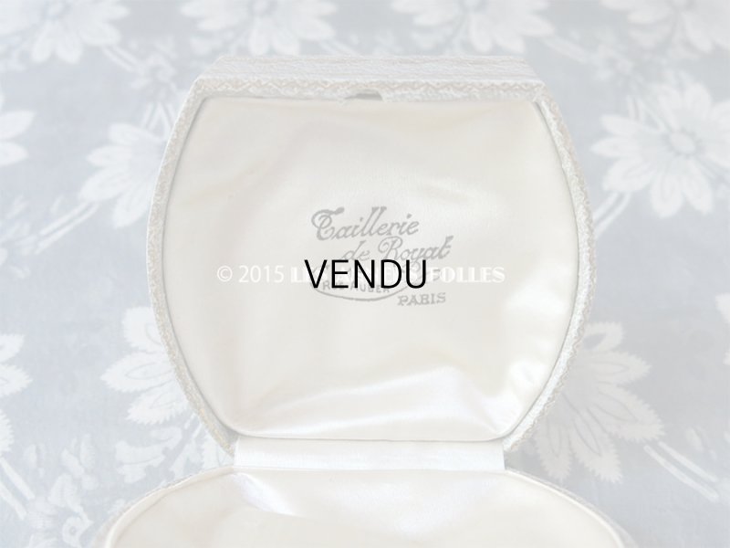 画像7: アンティーク 大きなジュエリーボックス ライトグレー