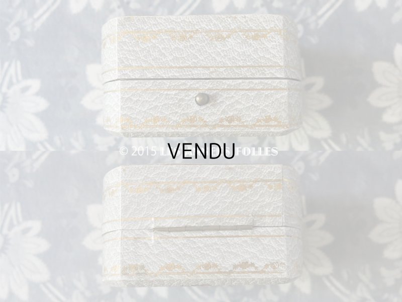 画像8: アンティーク 大きなジュエリーボックス ライトグレー