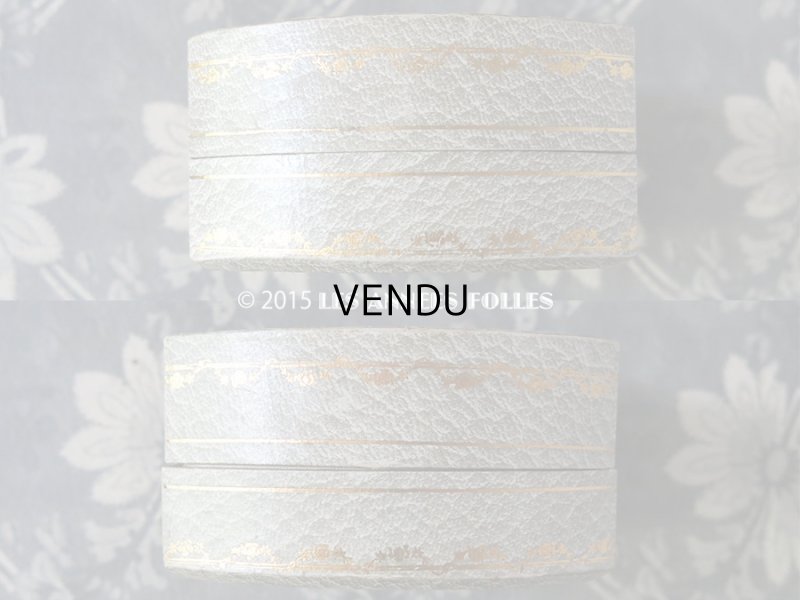 画像9: アンティーク 大きなジュエリーボックス ライトグレー