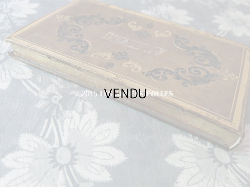 画像6: 19世紀 アンティーク 本型(アルバム型) チョコレートの紙箱 ALBUM