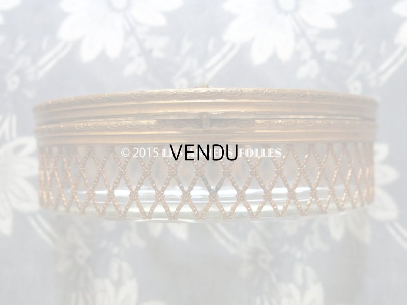 画像12: 19世紀 アンティーク ジュエリーボックス 花かご&薔薇＆リボンのガーランド