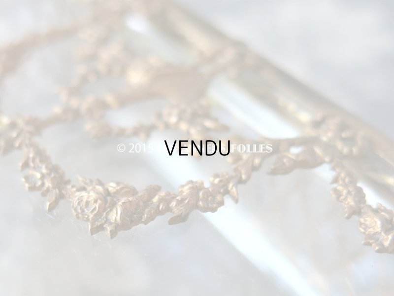 画像8: 19世紀 アンティーク ジュエリーボックス 花かご&薔薇＆リボンのガーランド