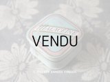 アンティーク 小さなパウダーボックス POUDRE MALACEINE - MONPELAS PARIS -