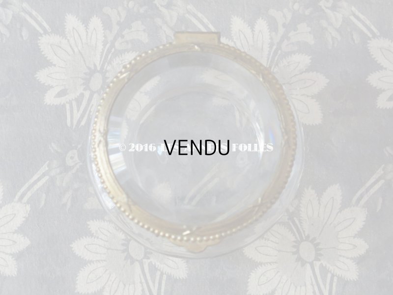 画像5: アンティーク パウダーケース 薔薇のガーランド