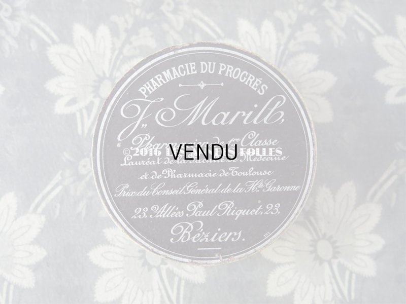 画像3: 1900年代 アンティーク ファーマシーボックス 深紫