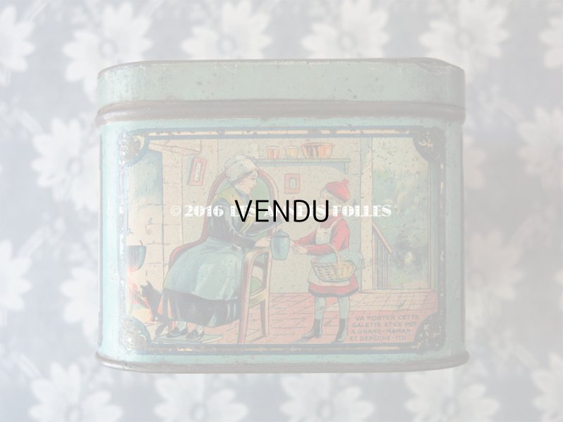 画像7: アンティーク 赤ずきんのパニエ缶 LE CHAPERON ROUGE