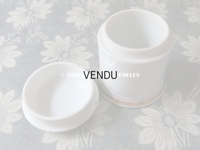 画像4: アンティーク クリームポット POMMADE REGENERATRICE PARFUMERIE DE LA REINE DES ABEILLES - VIOLET PARIS -