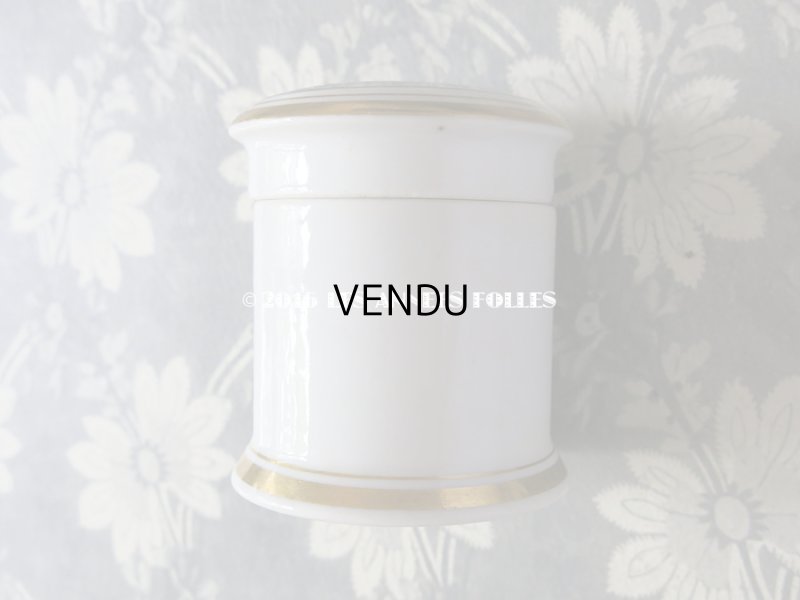 画像3: アンティーク クリームポット POMMADE REGENERATRICE PARFUMERIE DE LA REINE DES ABEILLES - VIOLET PARIS -