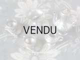 アンティーク ドール用 ティーセット 薔薇模様